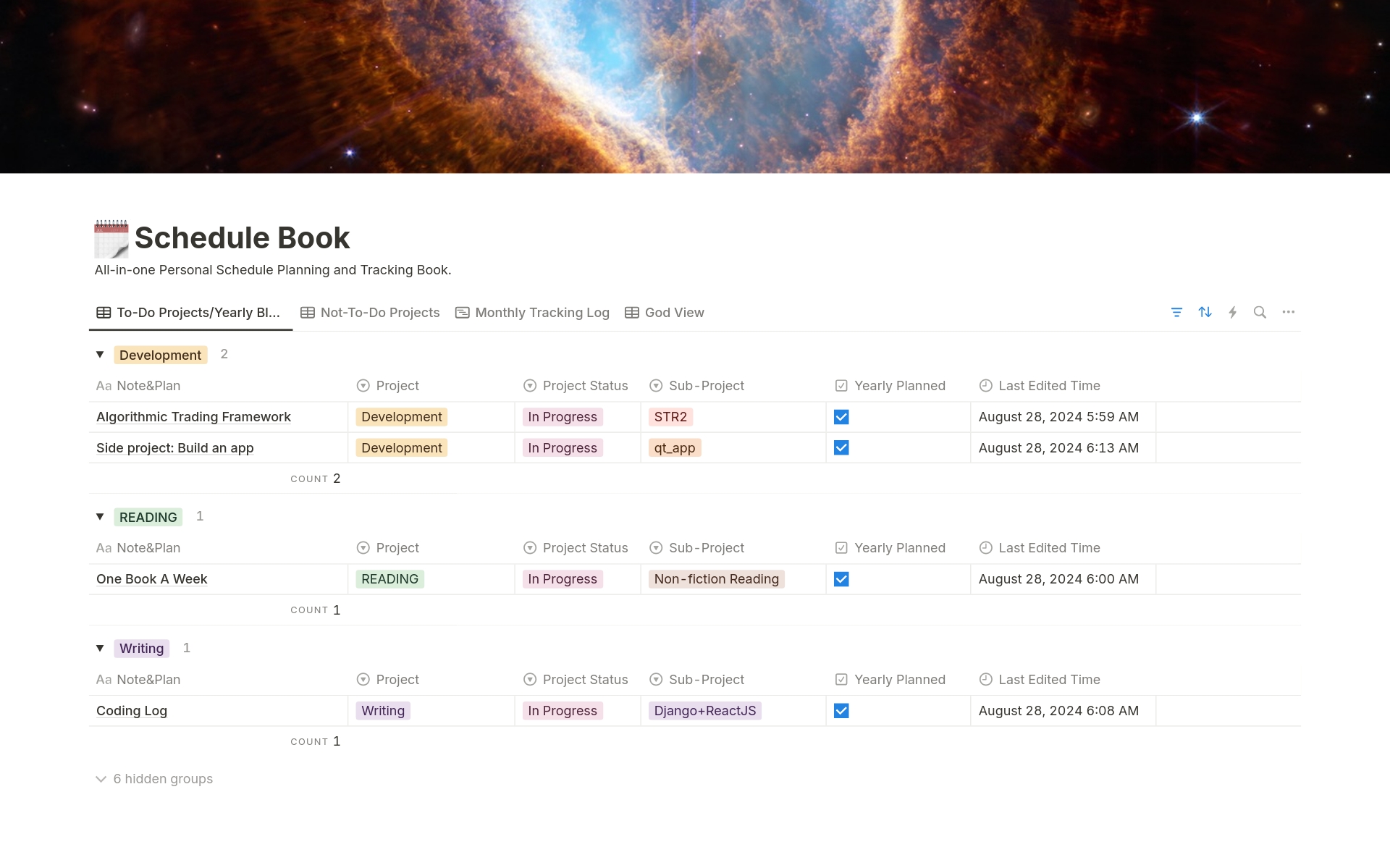 Year-Month-Day Scheduler Preview 1