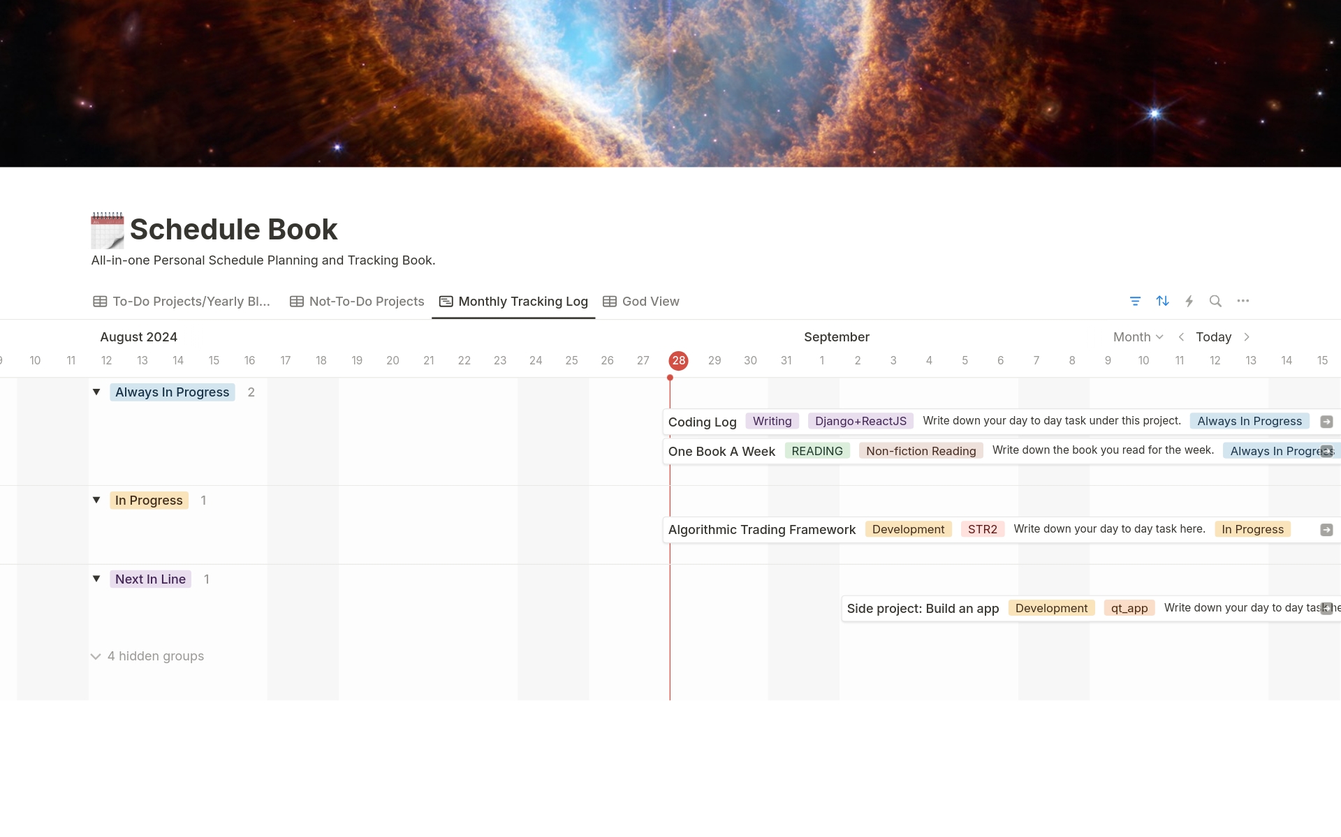 Year-Month-Day Scheduler Preview 2